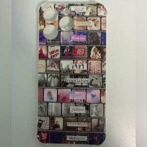 iPhone 15 Pro Max Swiftie Era Collage Case | RED 1989 Reputation Lover Folklore